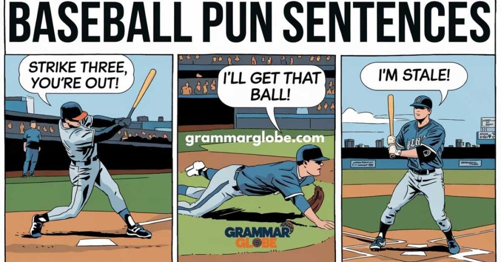 Baseball Pun Sentences