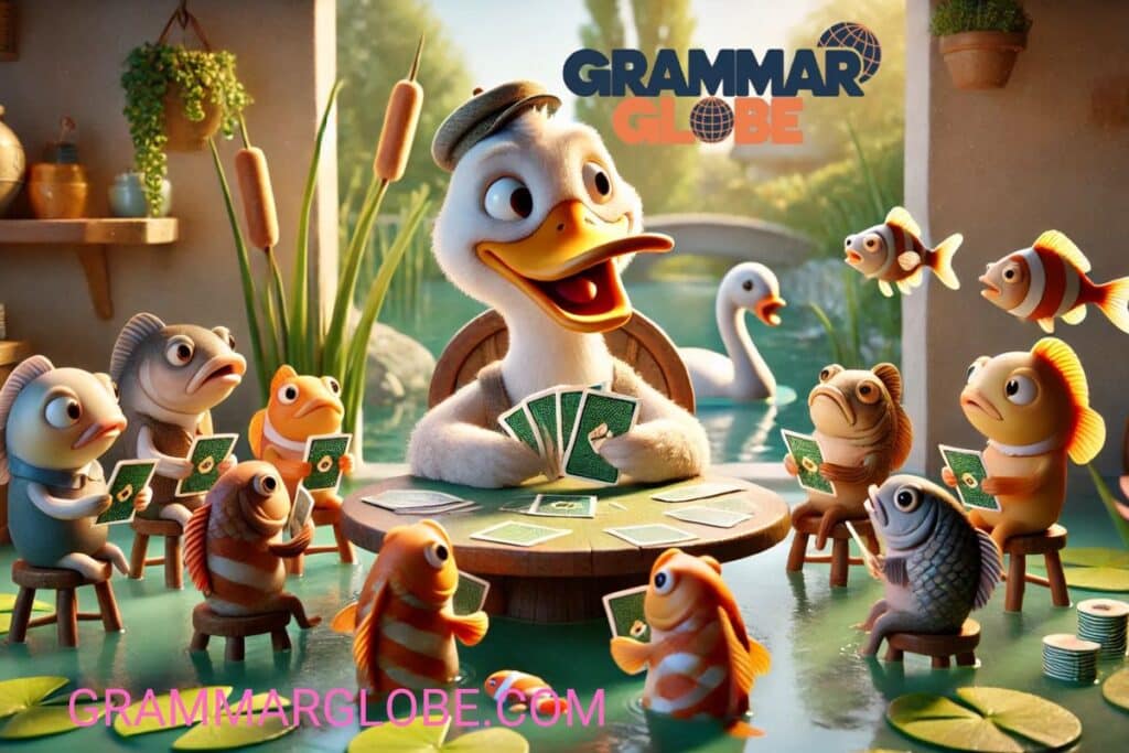 The duck's favorite card game? Go fish, of course!