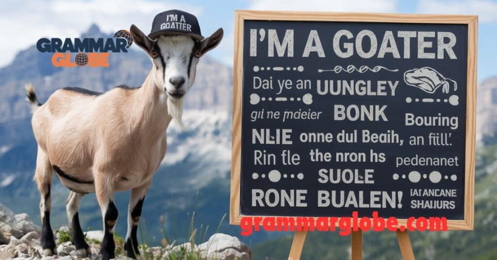 Goat Name Puns