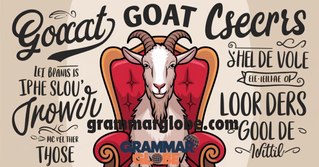 Goat-related Idioms