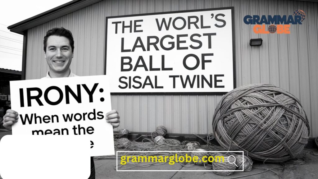 Irony When Words Mean the Opposite: 50 Examples of Figures of Speech