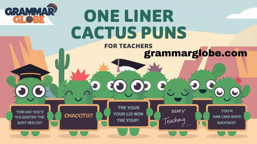 One liner cactus puns