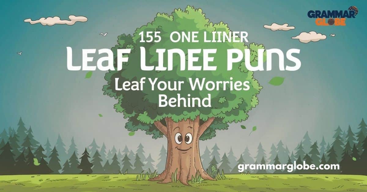 One Liner Tree Puns