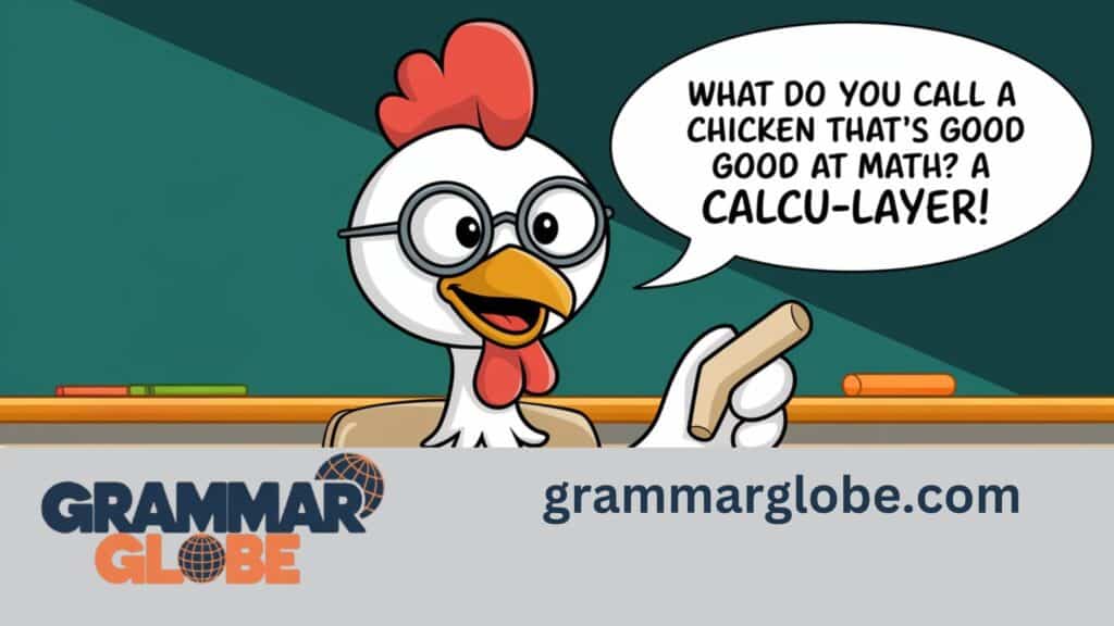 What do you call a chicken that's good at math? A calcu-layer!