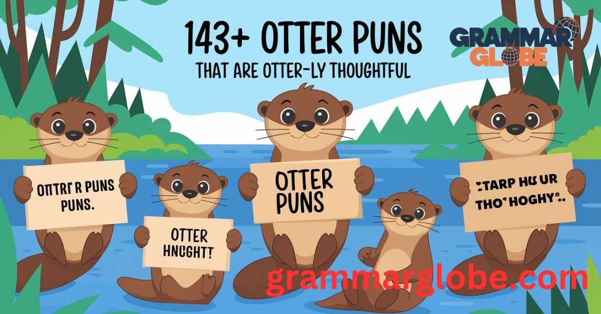 Otter Puns That Are Otter-ly Thoughtful