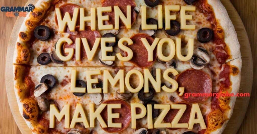 Pizza Sentences