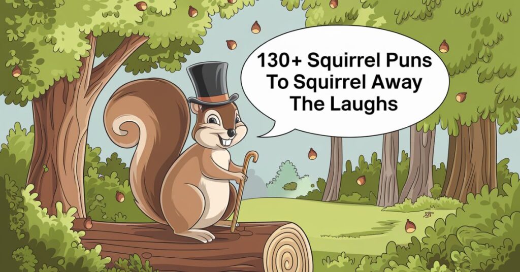 130+Squirrel Puns to squirrel away the laughs