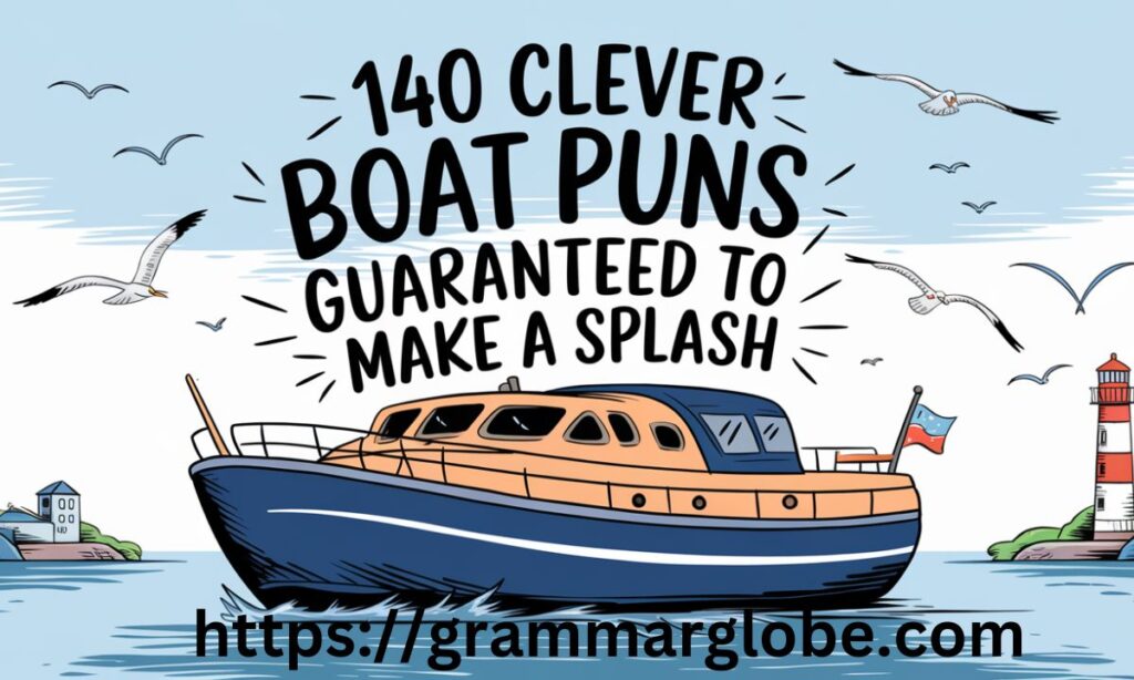 140 Clever Boat Puns Guaranteed to Make a Splash