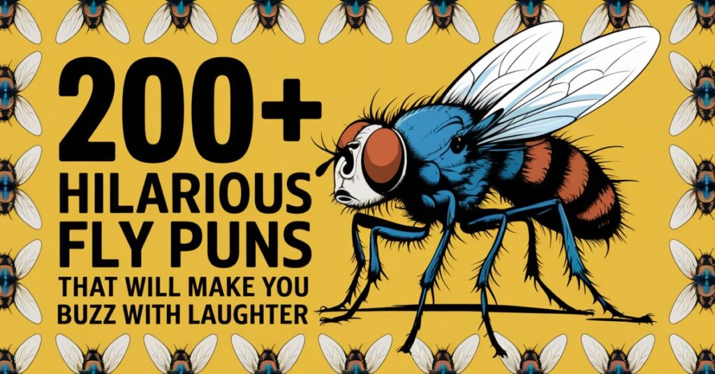 200+ Hilarious Fly Puns That Will Make You Buzz with Laughter 🪰