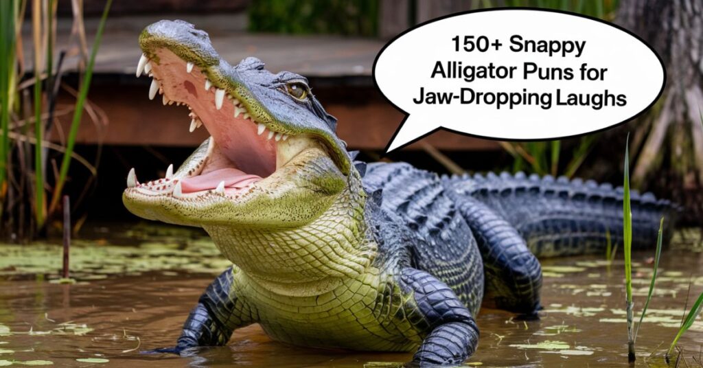 149+Snappy Alligator puns for jaw-dropping laughs