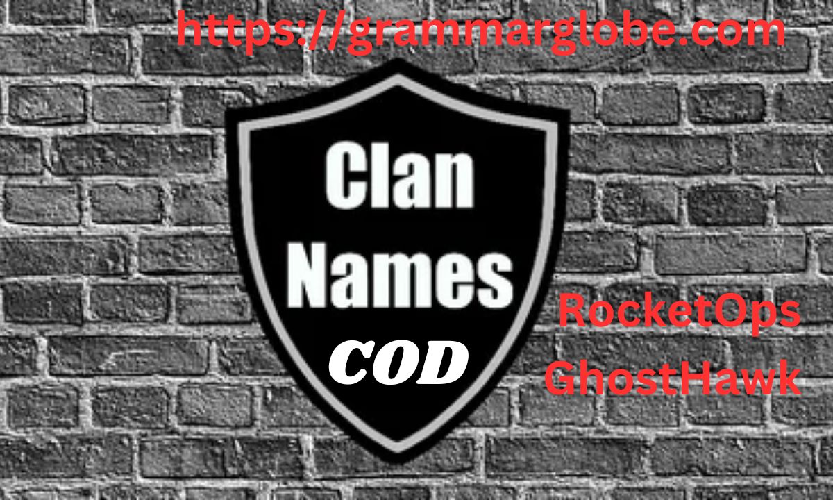 Clan Names For COD