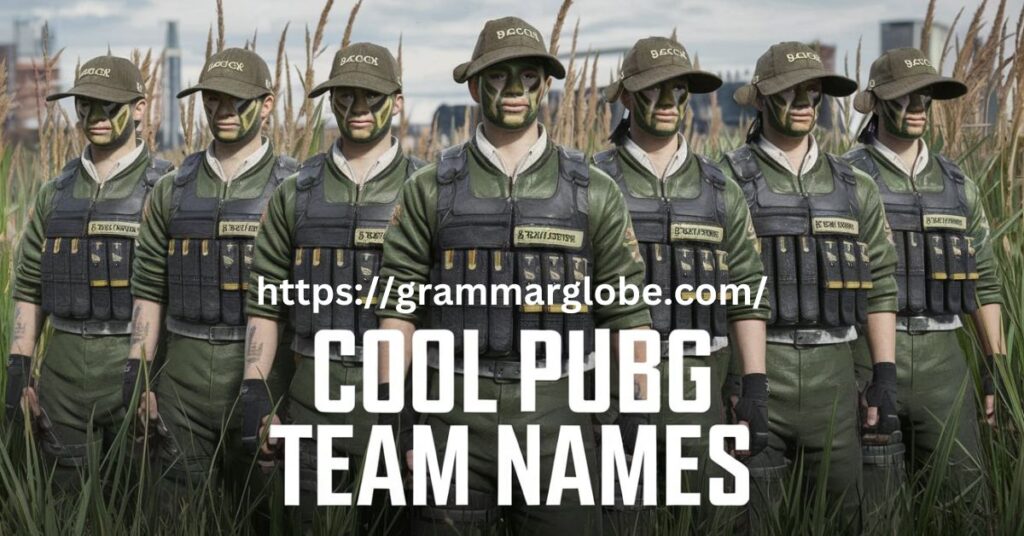 Cool PUBG Team Names