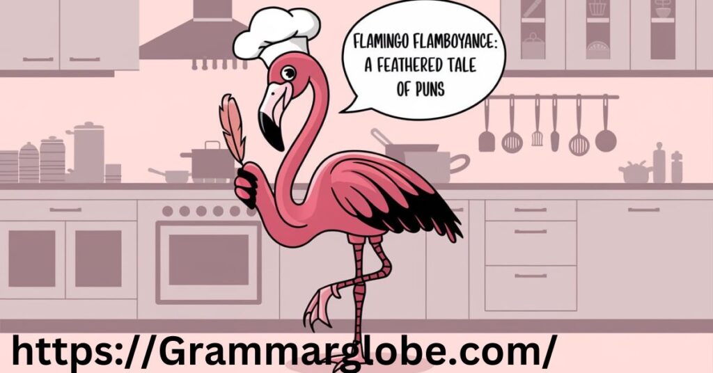 Flamingo Flamboyance: A Feathered Tale of Puns