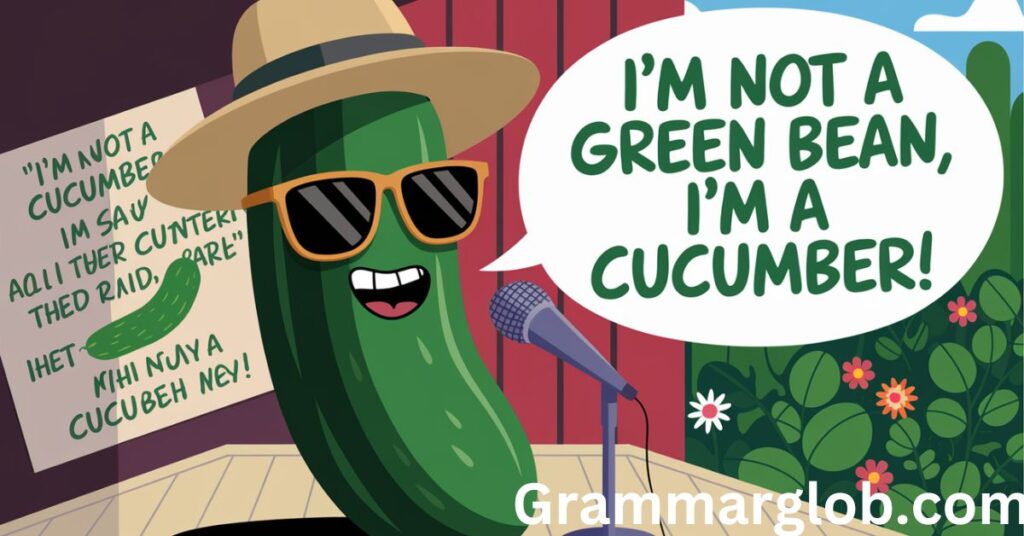 Funny cucumber puns and jokes