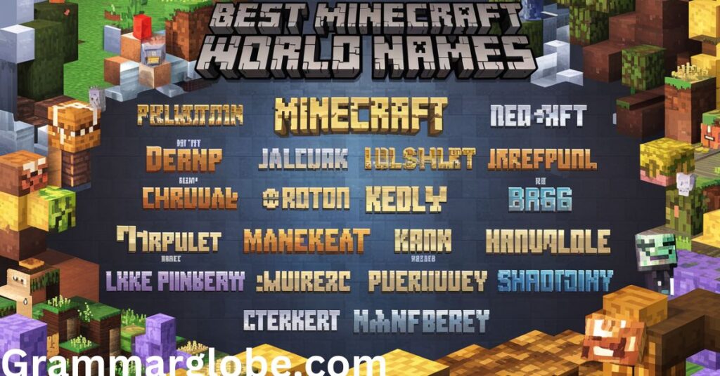 Best Minecraft World Names