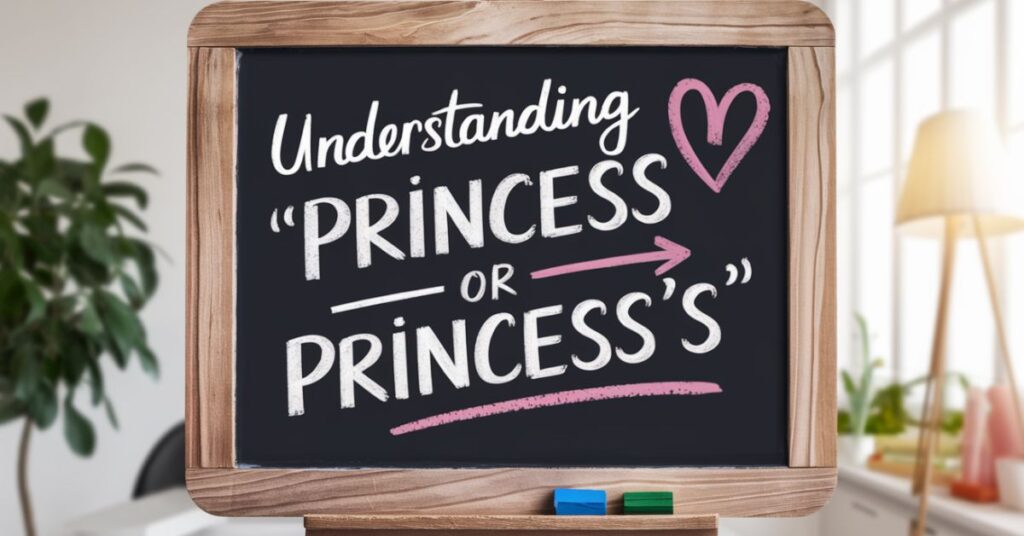 Understanding “Princess’ or Princess’s”