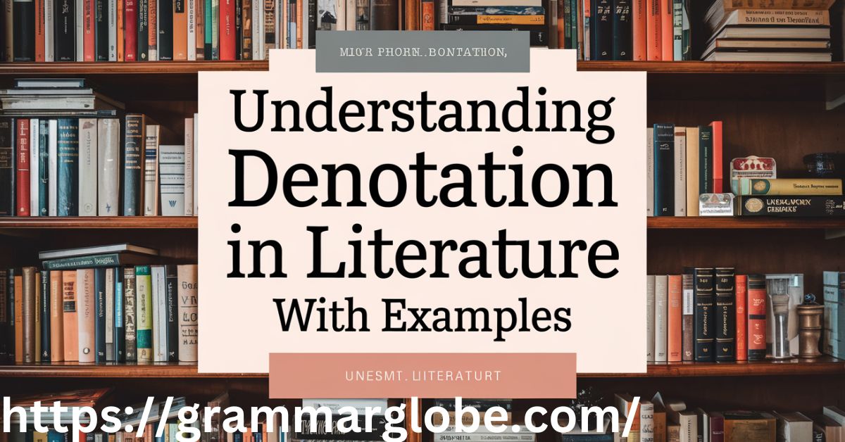 Understanding Denotation in Literature with Examples