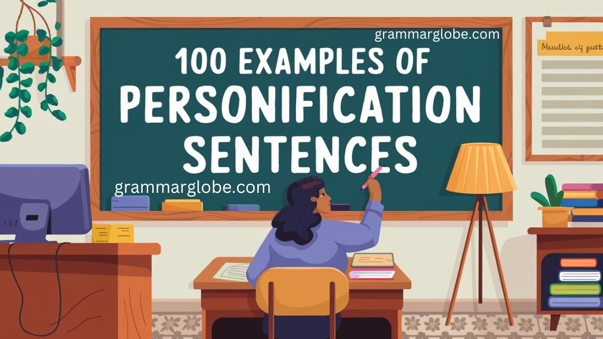 100 Examples of Personification Sentences