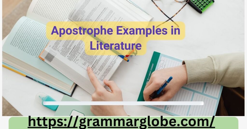 10 Apostrophe Examples in Literature