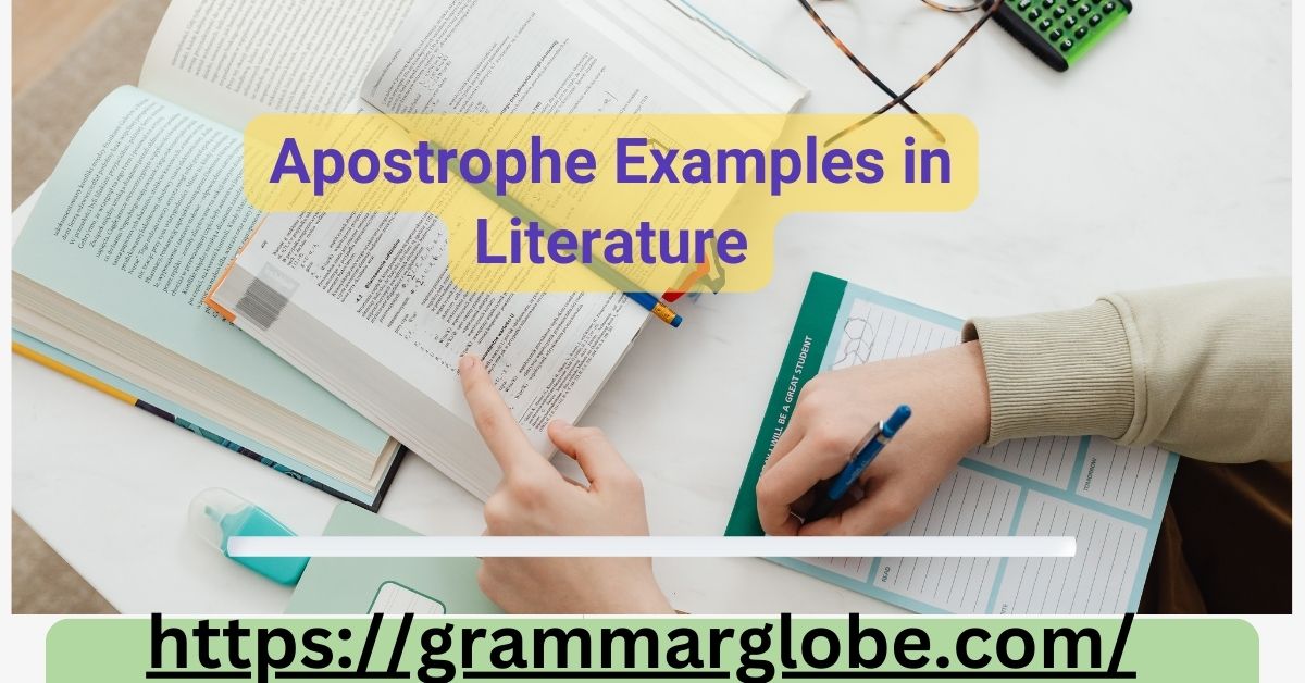 10 Apostrophe Examples in Literature