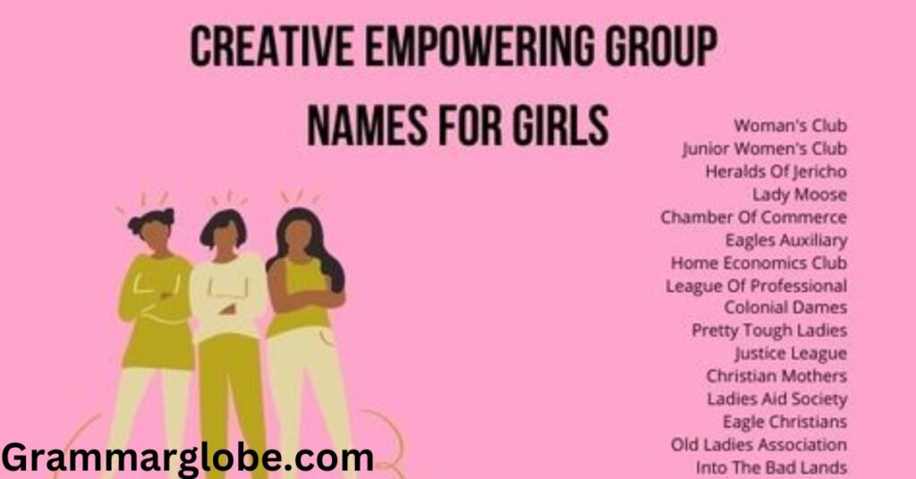 unique and short-form names for women empowerment groups: