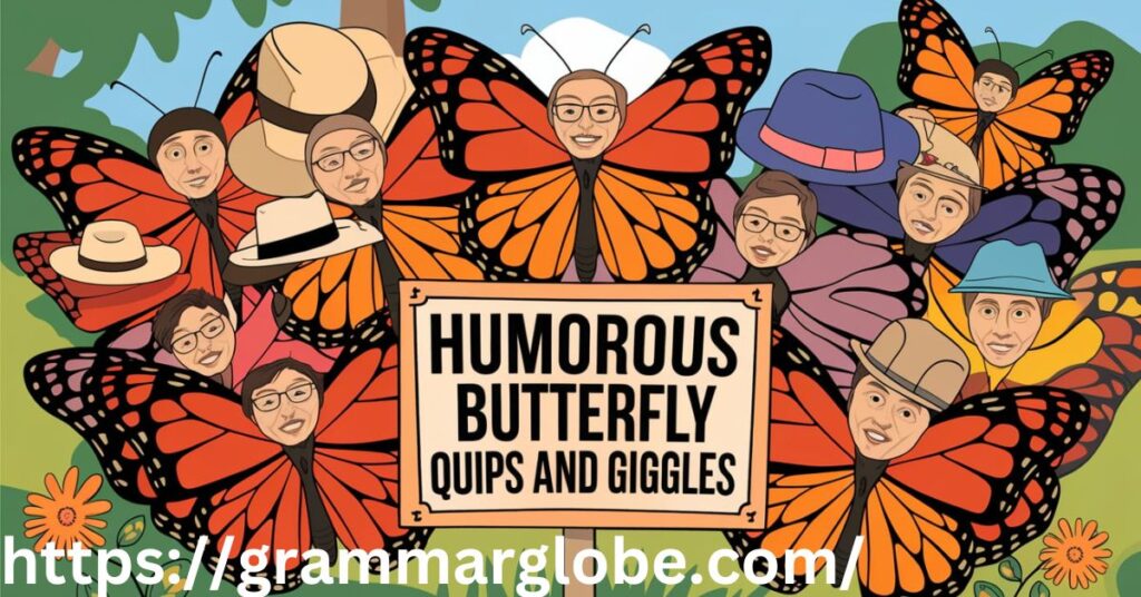 Humorous Butterfly Quips and Giggles
