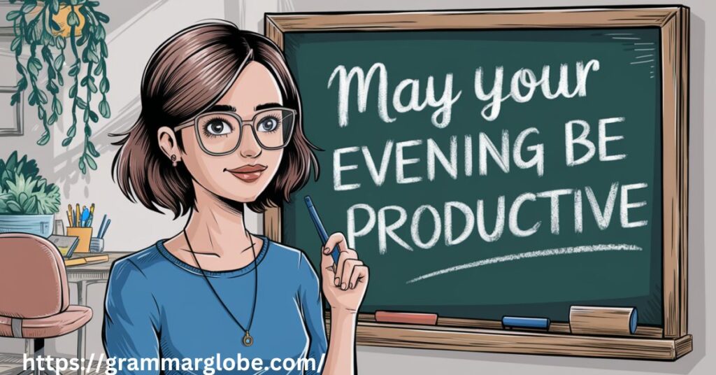 May Your Evening Be Productive