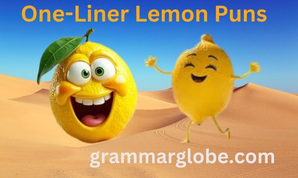 One-Liner Lemon Puns