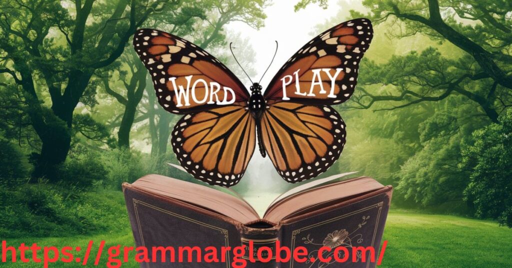 Playful Butterfly Wordplay
