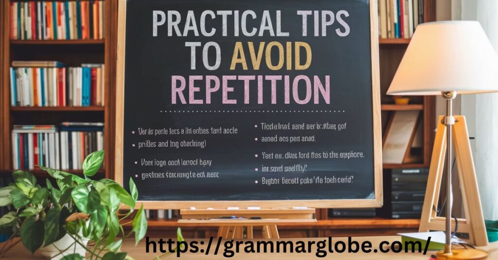 Practical Tips to Avoid Repetition