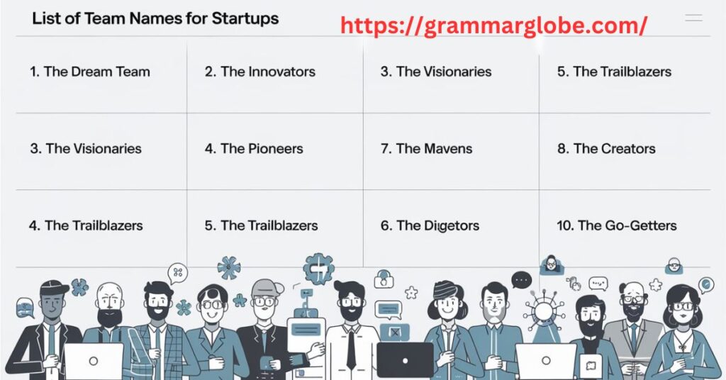 Team Names for Startups