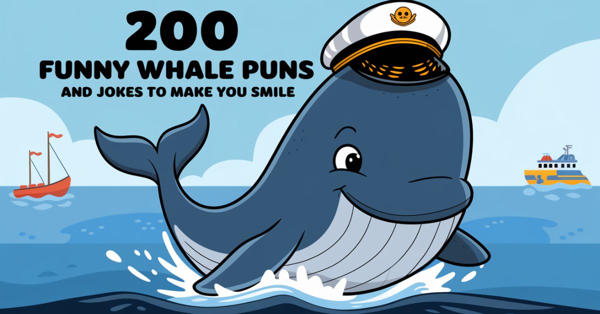 200 Funny Whale Puns and Jokes to Make You Smile