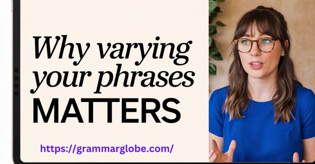 Why Varying Your Phrases Matters
