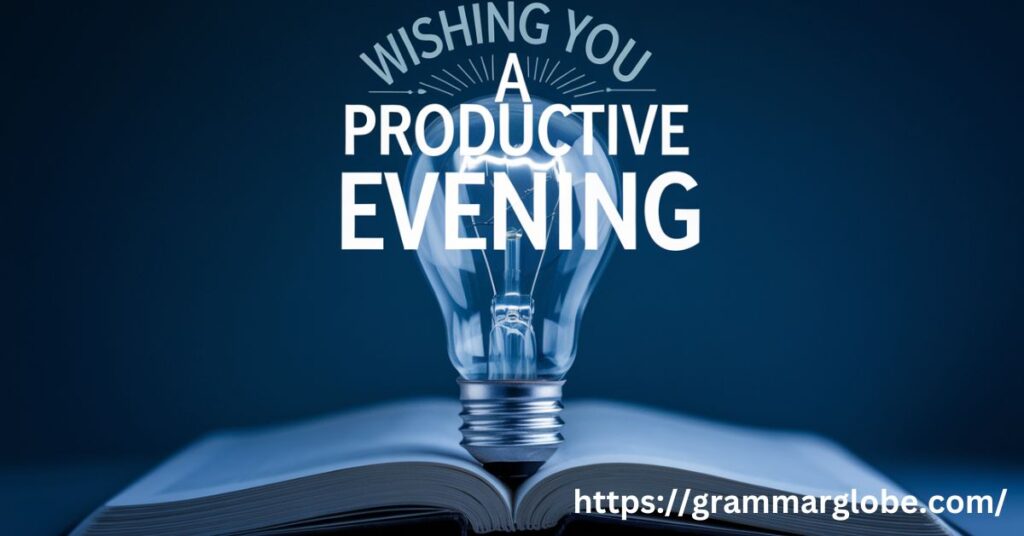 Wishing You a Productive Evening