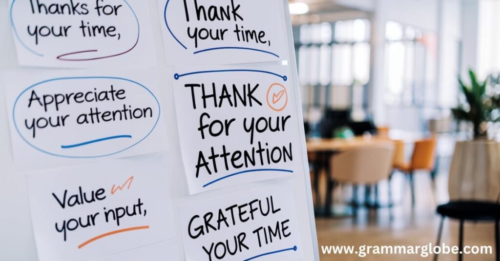 Ways to Say “Thank You for Your Attention” in an Email