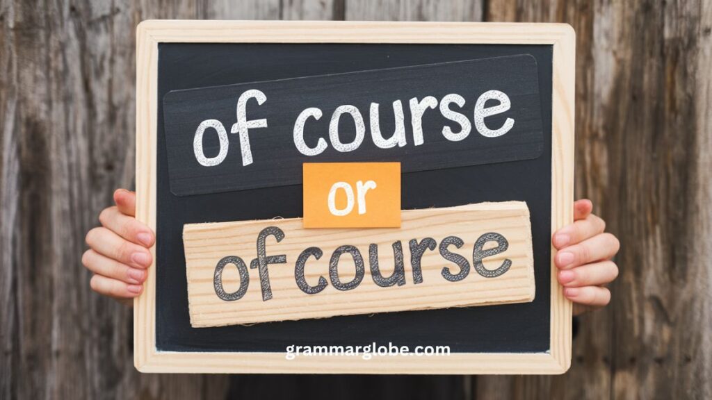 "Ofcourse" vs "Off Course": Avoiding Another Confusion