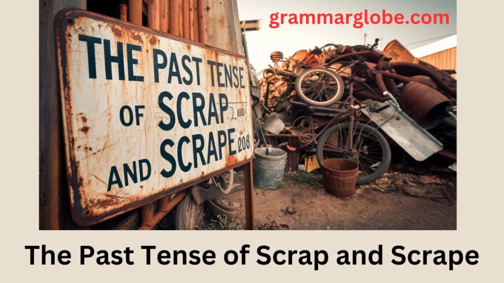 The Past Tense of Scrap and Scrape