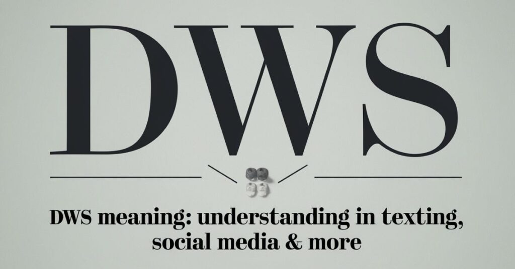 DWS Meaning: Understanding in Texting, Social Media & More