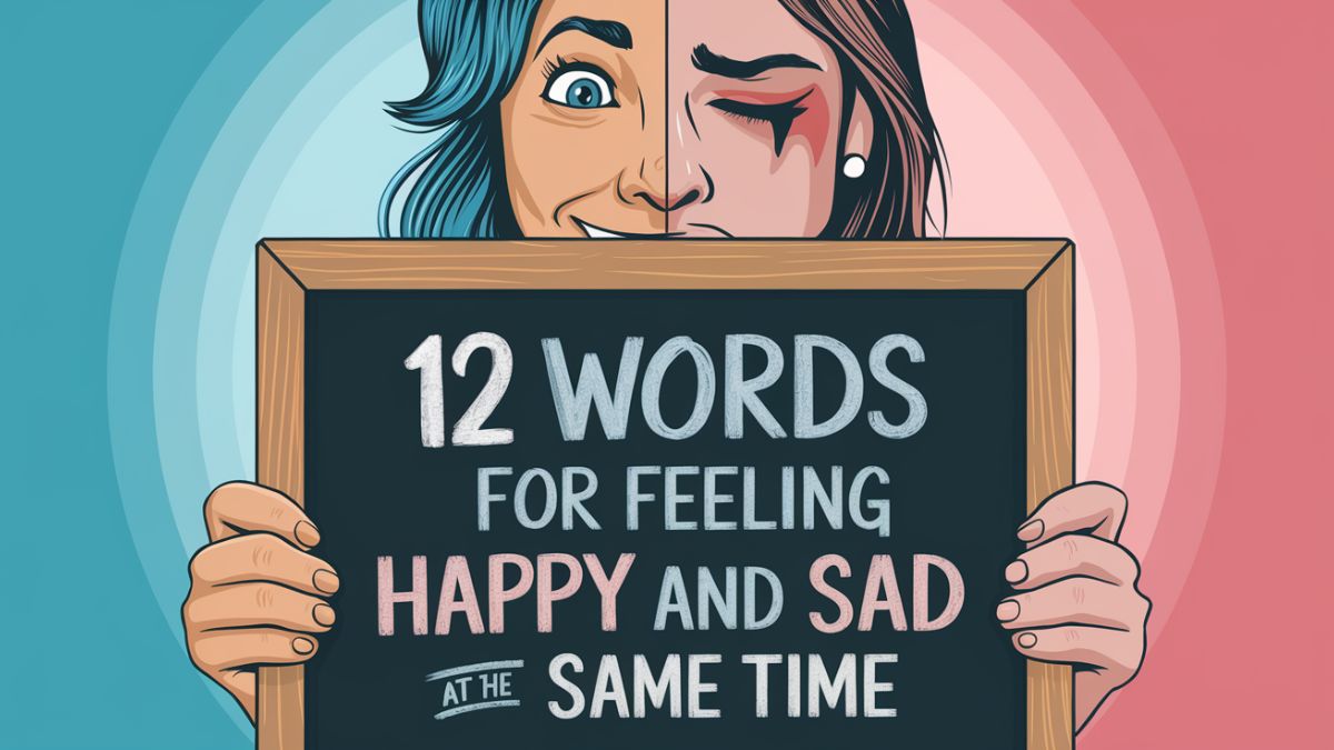 12 Words for Feeling Happy and Sad at the Same Time