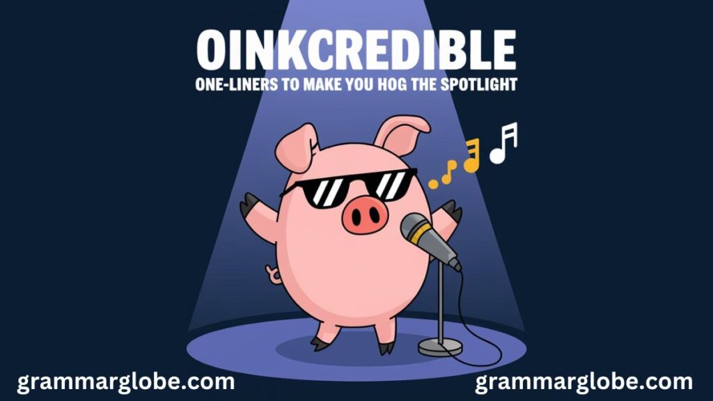 Oinkcredible One-Liners to Make You Hog the Spotlight